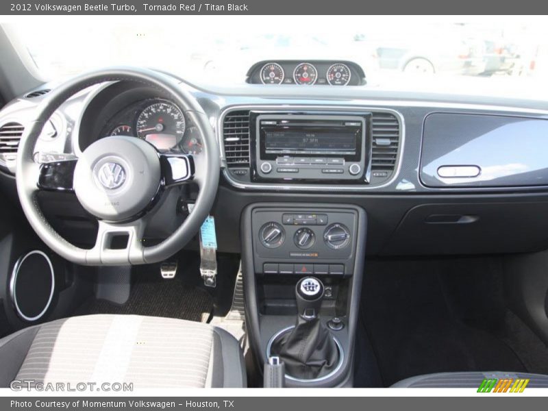Tornado Red / Titan Black 2012 Volkswagen Beetle Turbo