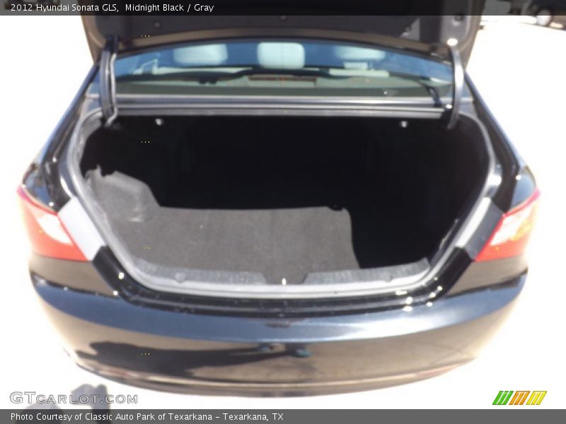 Midnight Black / Gray 2012 Hyundai Sonata GLS