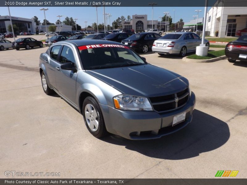 Silver Steel Metallic / Dark Slate Gray 2010 Dodge Avenger SXT