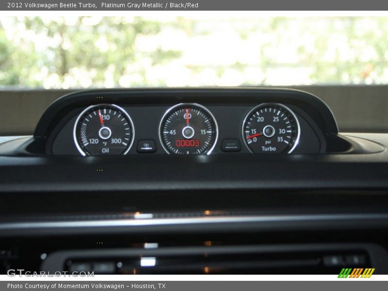 Platinum Gray Metallic / Black/Red 2012 Volkswagen Beetle Turbo