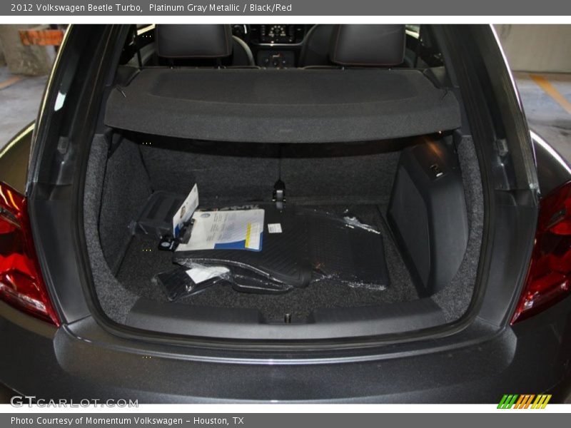 Platinum Gray Metallic / Black/Red 2012 Volkswagen Beetle Turbo