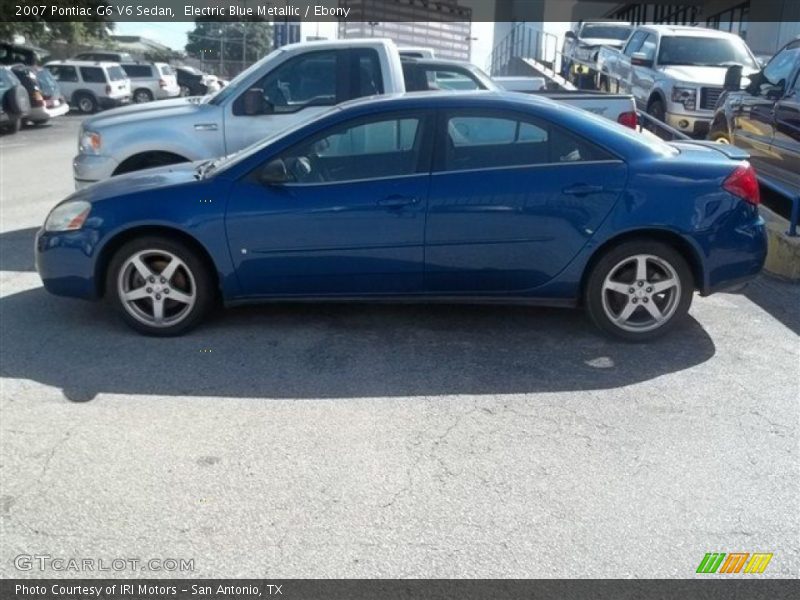 Electric Blue Metallic / Ebony 2007 Pontiac G6 V6 Sedan