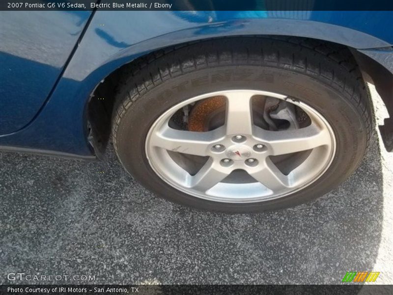 Electric Blue Metallic / Ebony 2007 Pontiac G6 V6 Sedan