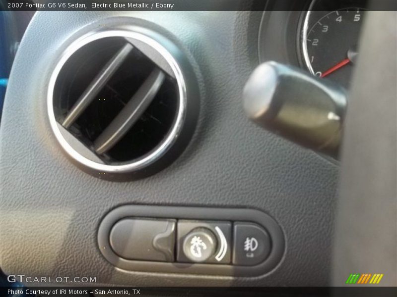 Electric Blue Metallic / Ebony 2007 Pontiac G6 V6 Sedan