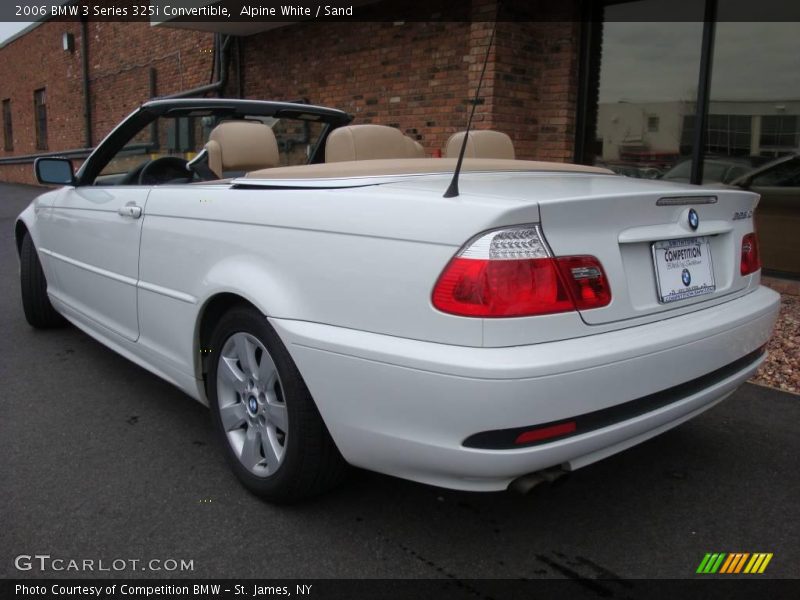 Alpine White / Sand 2006 BMW 3 Series 325i Convertible