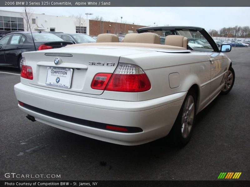 Alpine White / Sand 2006 BMW 3 Series 325i Convertible