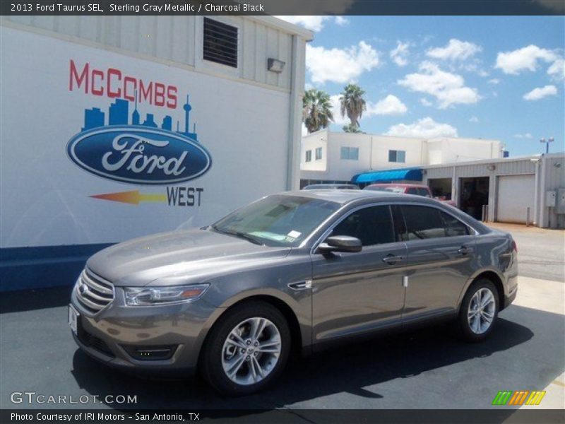 Sterling Gray Metallic / Charcoal Black 2013 Ford Taurus SEL
