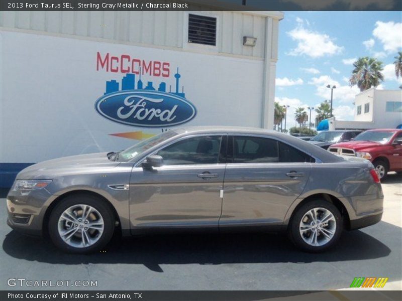 Sterling Gray Metallic / Charcoal Black 2013 Ford Taurus SEL