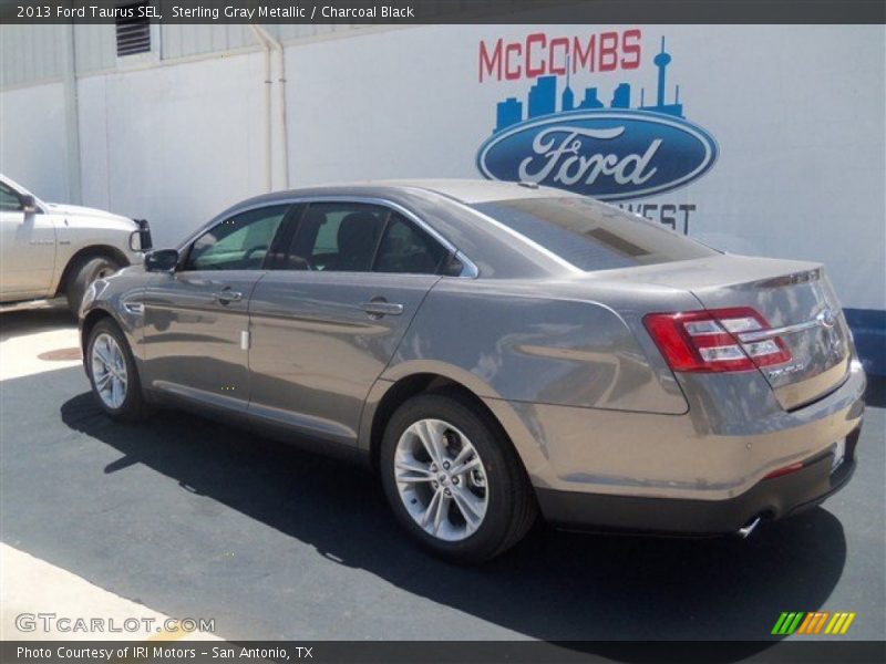 Sterling Gray Metallic / Charcoal Black 2013 Ford Taurus SEL