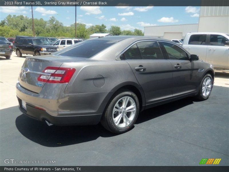 Sterling Gray Metallic / Charcoal Black 2013 Ford Taurus SEL
