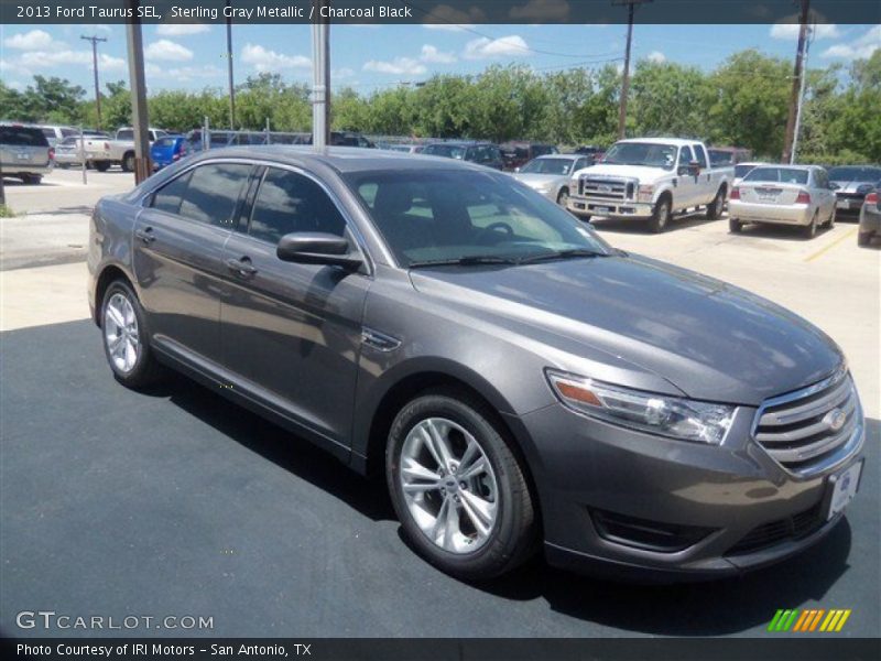 Sterling Gray Metallic / Charcoal Black 2013 Ford Taurus SEL