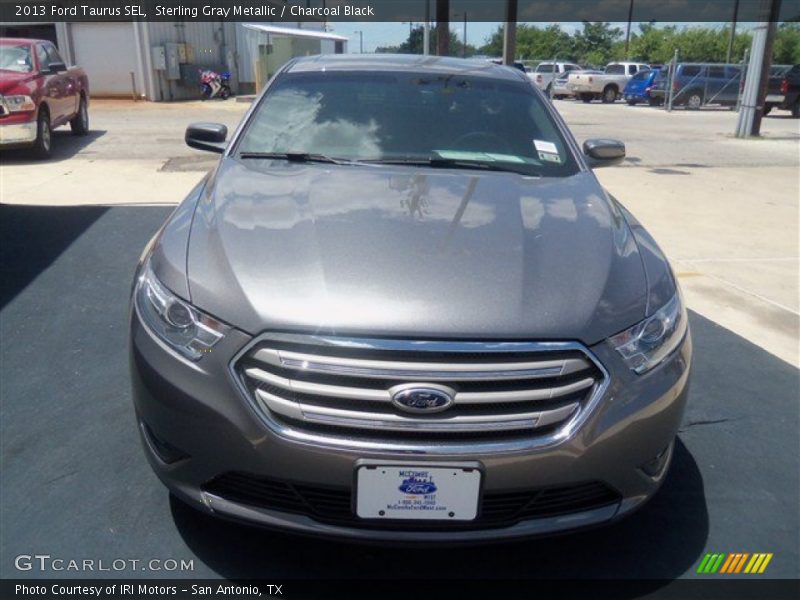 Sterling Gray Metallic / Charcoal Black 2013 Ford Taurus SEL