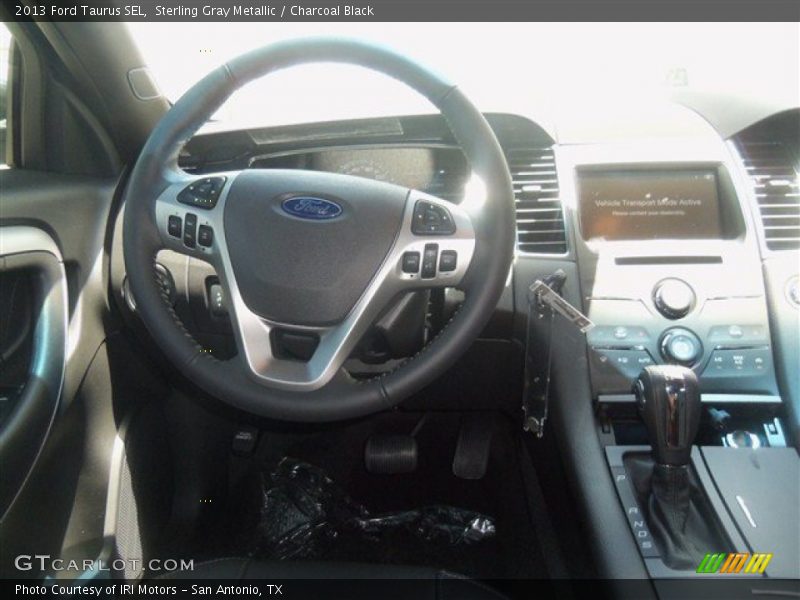 Sterling Gray Metallic / Charcoal Black 2013 Ford Taurus SEL