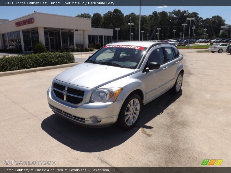 Bright Silver Metallic / Dark Slate Gray 2011 Dodge Caliber Heat