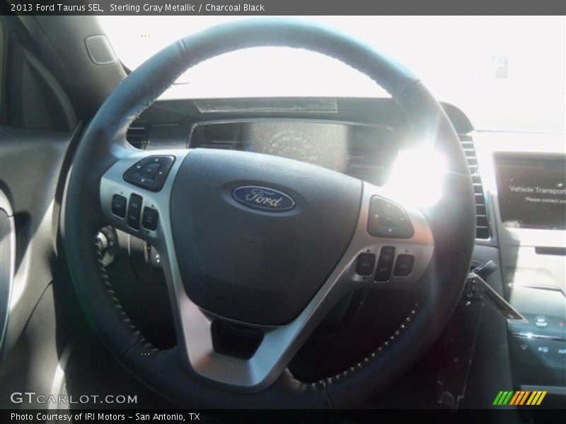 Sterling Gray Metallic / Charcoal Black 2013 Ford Taurus SEL