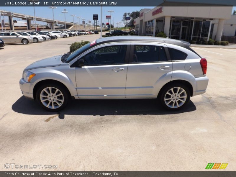 Bright Silver Metallic / Dark Slate Gray 2011 Dodge Caliber Heat