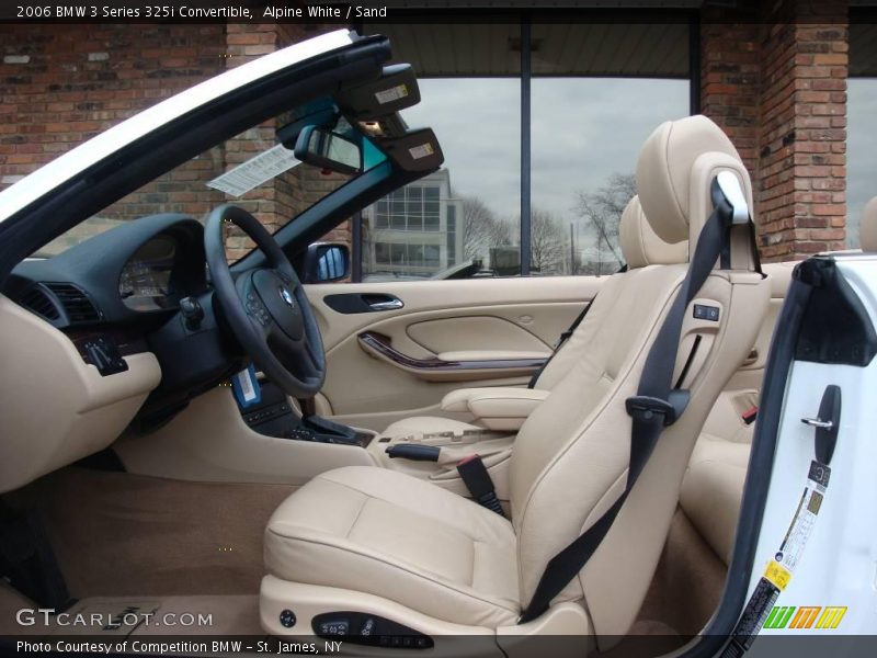 Alpine White / Sand 2006 BMW 3 Series 325i Convertible
