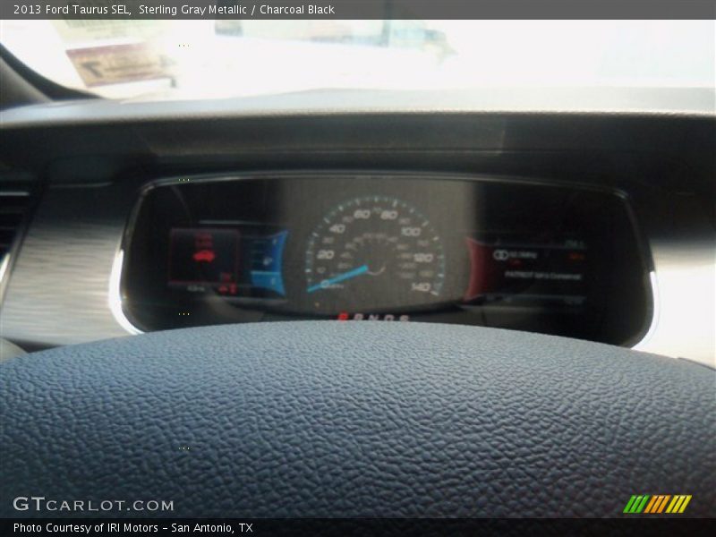 Sterling Gray Metallic / Charcoal Black 2013 Ford Taurus SEL