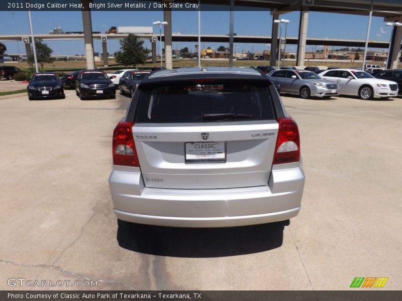 Bright Silver Metallic / Dark Slate Gray 2011 Dodge Caliber Heat