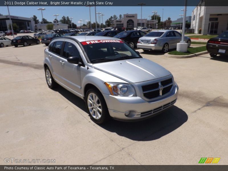 Bright Silver Metallic / Dark Slate Gray 2011 Dodge Caliber Heat