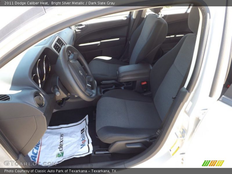 Bright Silver Metallic / Dark Slate Gray 2011 Dodge Caliber Heat