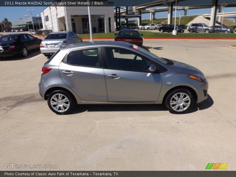Liquid Silver Metallic / Black 2011 Mazda MAZDA2 Sport
