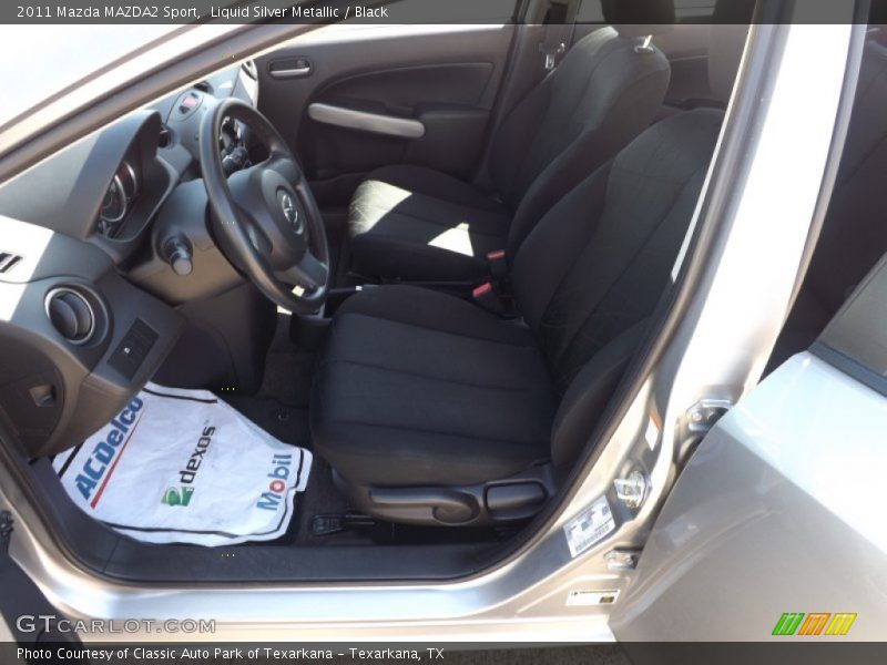 Liquid Silver Metallic / Black 2011 Mazda MAZDA2 Sport