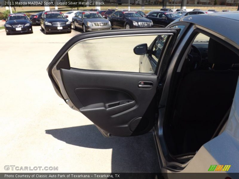 Liquid Silver Metallic / Black 2011 Mazda MAZDA2 Sport