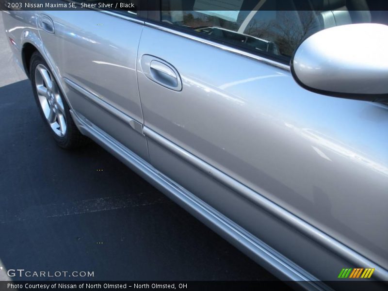 Sheer Silver / Black 2003 Nissan Maxima SE