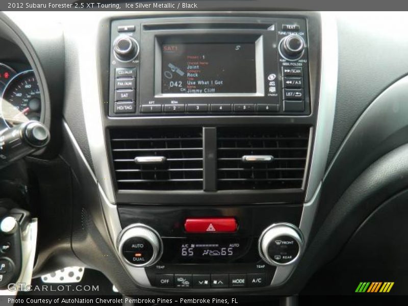 Controls of 2012 Forester 2.5 XT Touring
