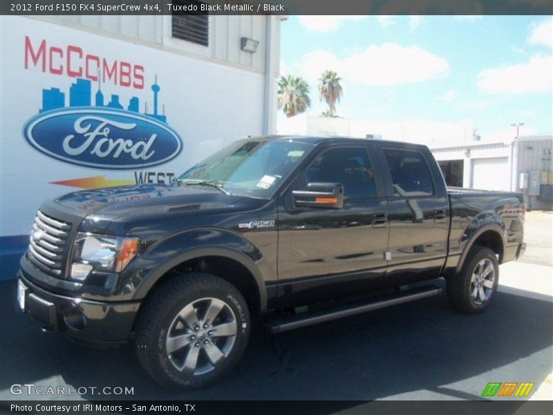 Tuxedo Black Metallic / Black 2012 Ford F150 FX4 SuperCrew 4x4