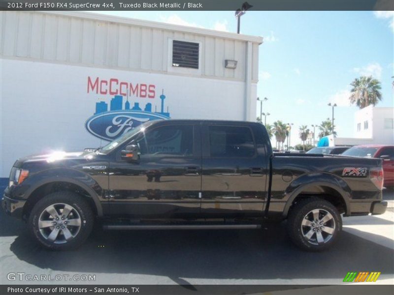 Tuxedo Black Metallic / Black 2012 Ford F150 FX4 SuperCrew 4x4