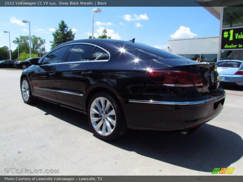 Deep Black Metallic / Black 2013 Volkswagen CC V6 Lux
