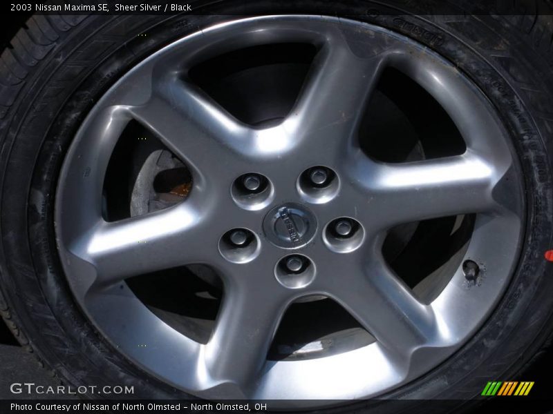 Sheer Silver / Black 2003 Nissan Maxima SE