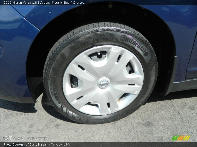 Metallic Blue / Charcoal 2010 Nissan Versa 1.8 S Sedan