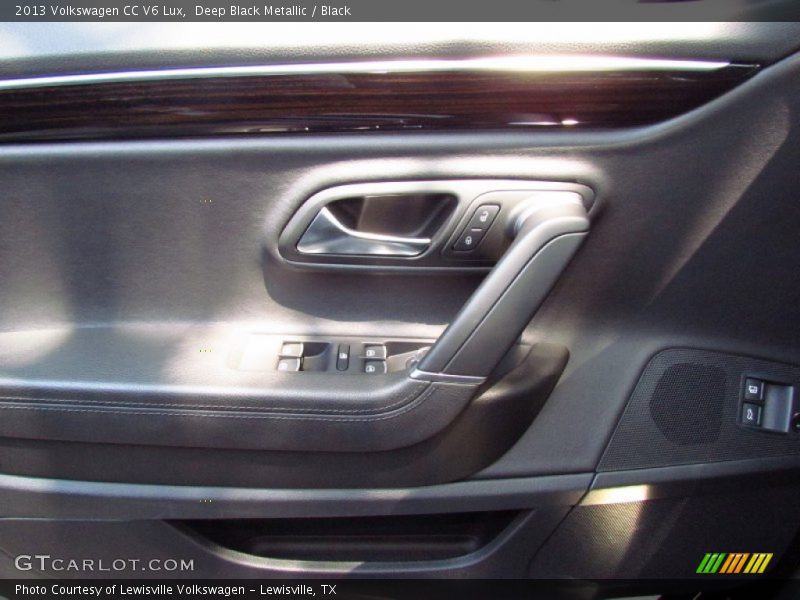Deep Black Metallic / Black 2013 Volkswagen CC V6 Lux