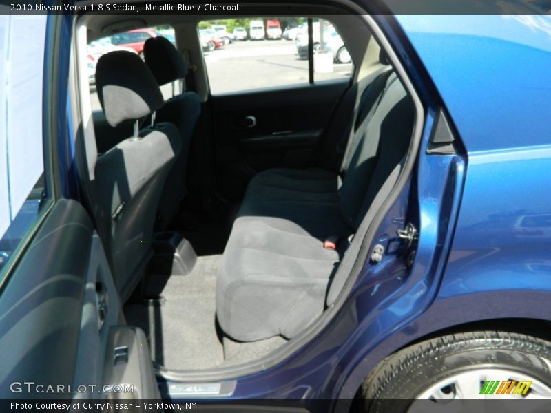 Metallic Blue / Charcoal 2010 Nissan Versa 1.8 S Sedan