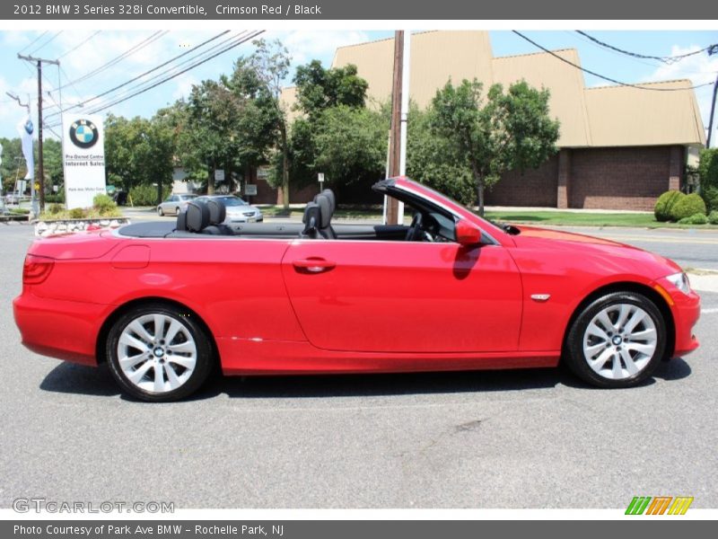 Crimson Red / Black 2012 BMW 3 Series 328i Convertible