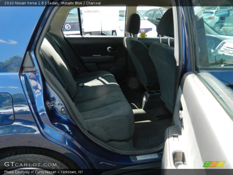 Metallic Blue / Charcoal 2010 Nissan Versa 1.8 S Sedan