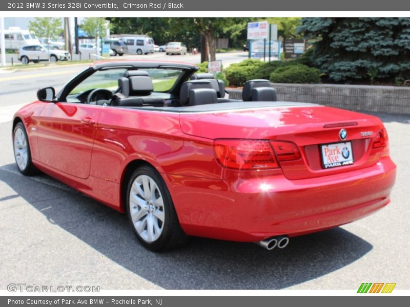 Crimson Red / Black 2012 BMW 3 Series 328i Convertible