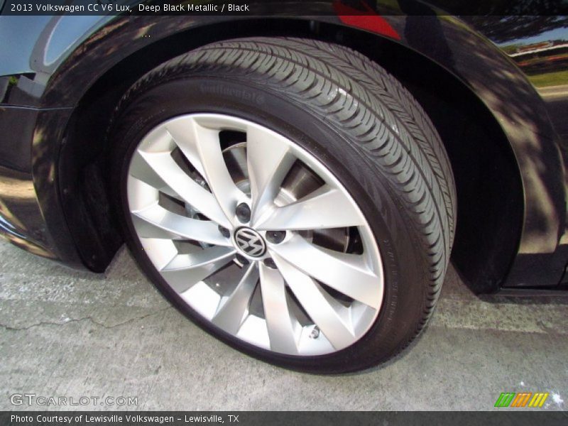 Deep Black Metallic / Black 2013 Volkswagen CC V6 Lux