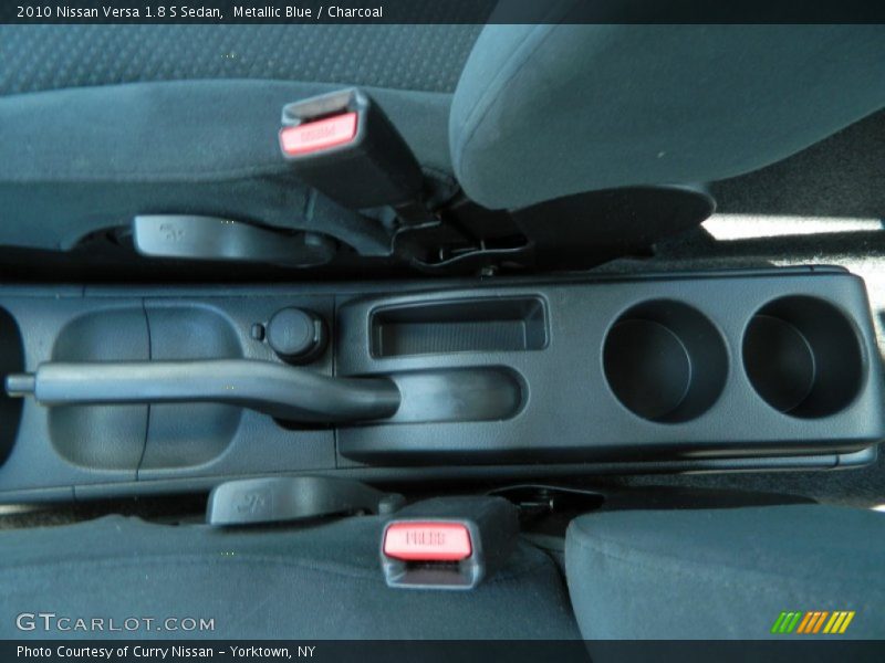 Metallic Blue / Charcoal 2010 Nissan Versa 1.8 S Sedan