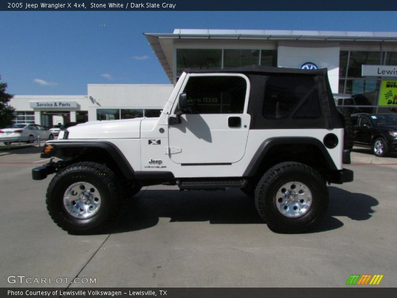Stone White / Dark Slate Gray 2005 Jeep Wrangler X 4x4