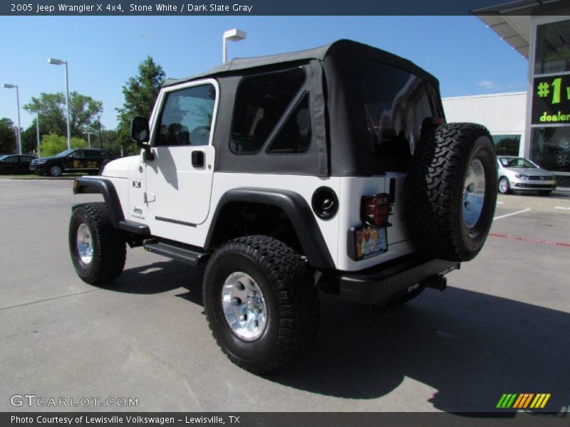 Stone White / Dark Slate Gray 2005 Jeep Wrangler X 4x4
