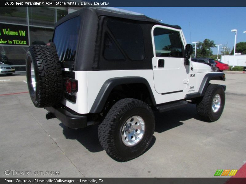 Stone White / Dark Slate Gray 2005 Jeep Wrangler X 4x4