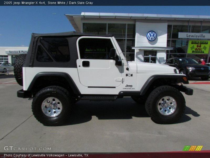 Stone White / Dark Slate Gray 2005 Jeep Wrangler X 4x4