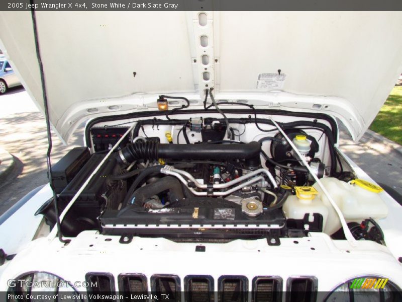 Stone White / Dark Slate Gray 2005 Jeep Wrangler X 4x4
