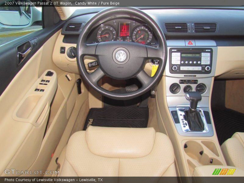 Candy White / Pure Beige 2007 Volkswagen Passat 2.0T Wagon