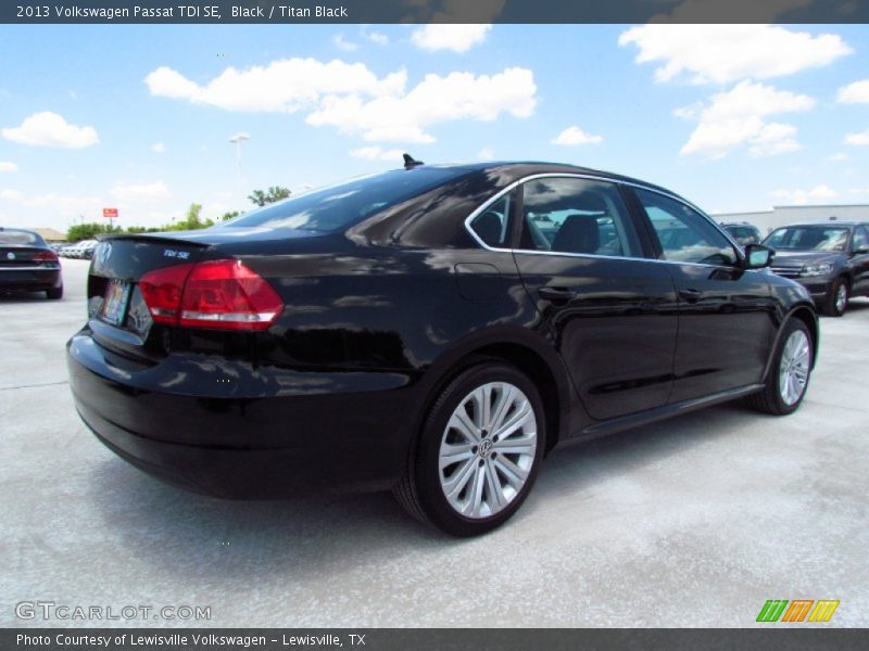 Black / Titan Black 2013 Volkswagen Passat TDI SE