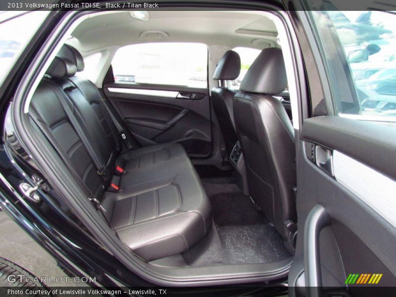 Rear Seat of 2013 Passat TDI SE